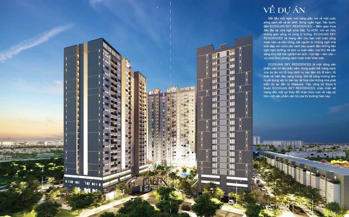 Phối cảnh dự án Eco Xuân