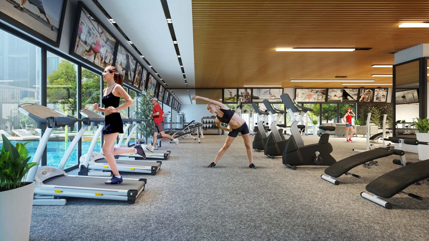 Dự án căn hộ Happy One Premier Quận 12 Gym can ho happy one premier