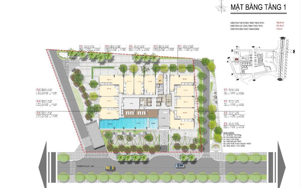 Mặt bằng căn hộ MT Eastmark City