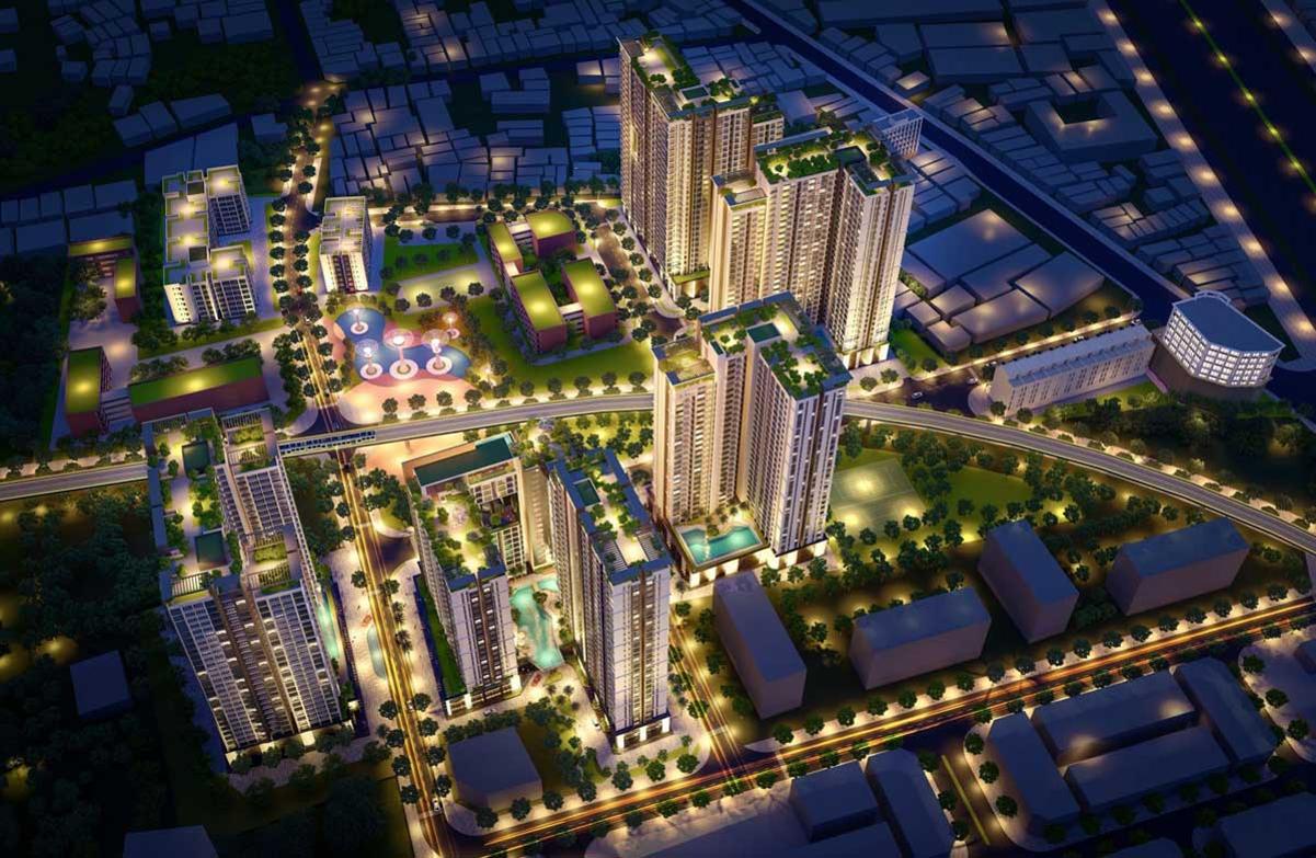 Căn hộ Bình Dương Phối cảnh dự án Opal Luxury