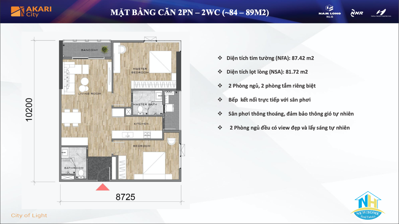 Akari City Bình Tân Thiết kế 89m2 Akari City