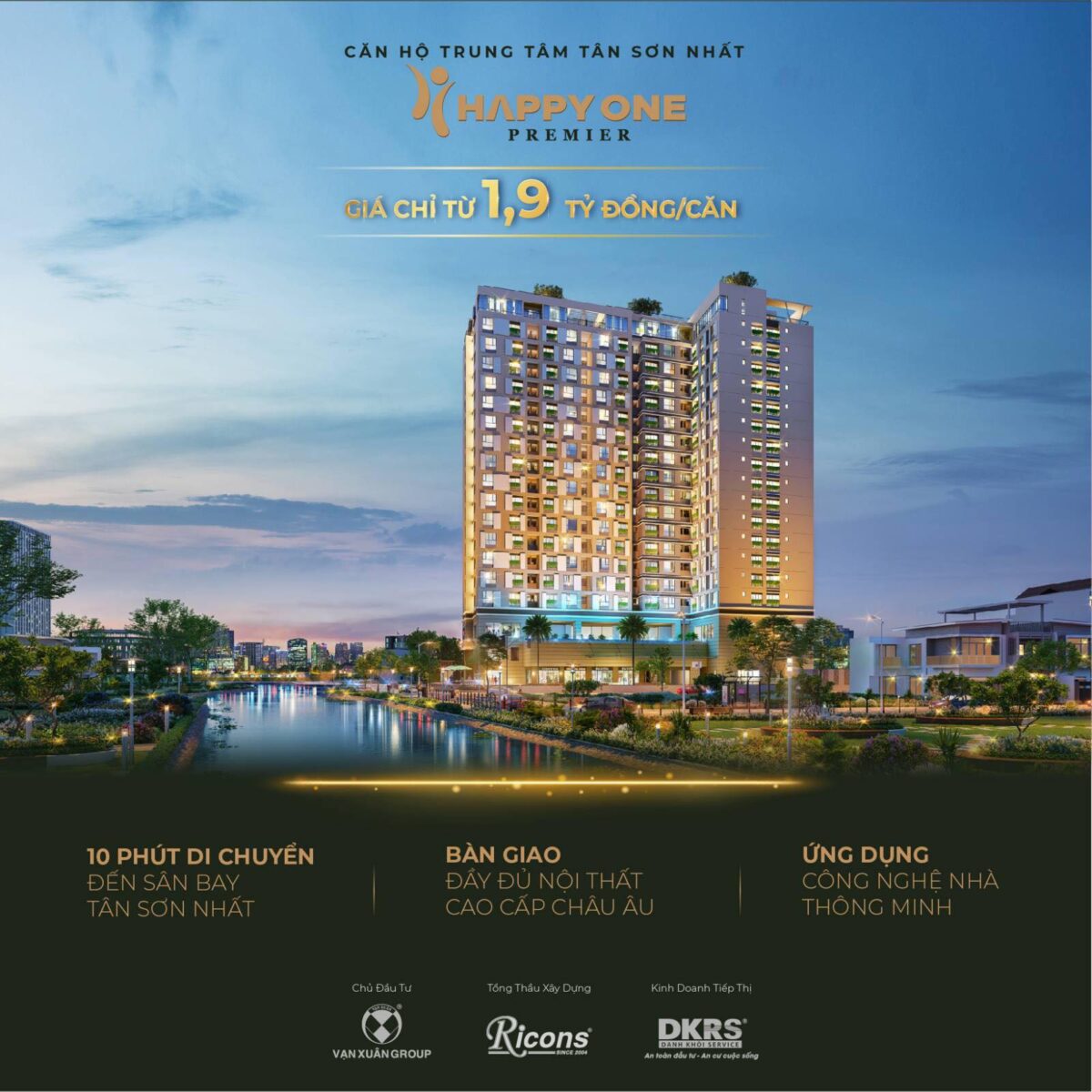 Dự án căn hộ Happy One Premier Quận 12 can ho happy one premier