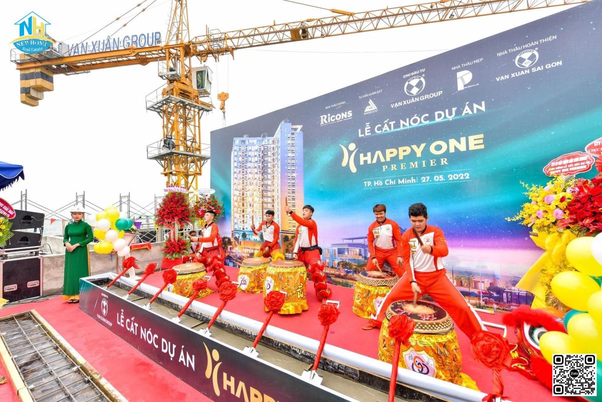 Dự án căn hộ Happy One Premier Quận 12 Lễ cất nóc dự án Happy One Premier