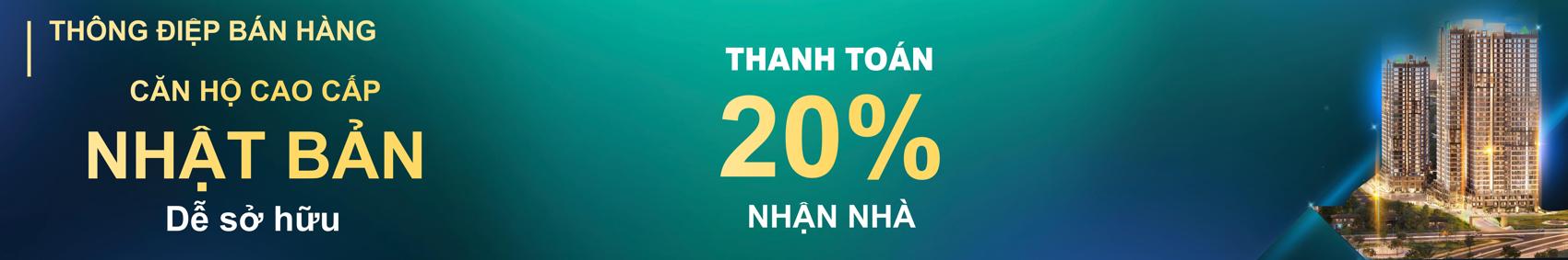 Chính sách thanh toán 20% đến khi nhận nhà TT AVIO