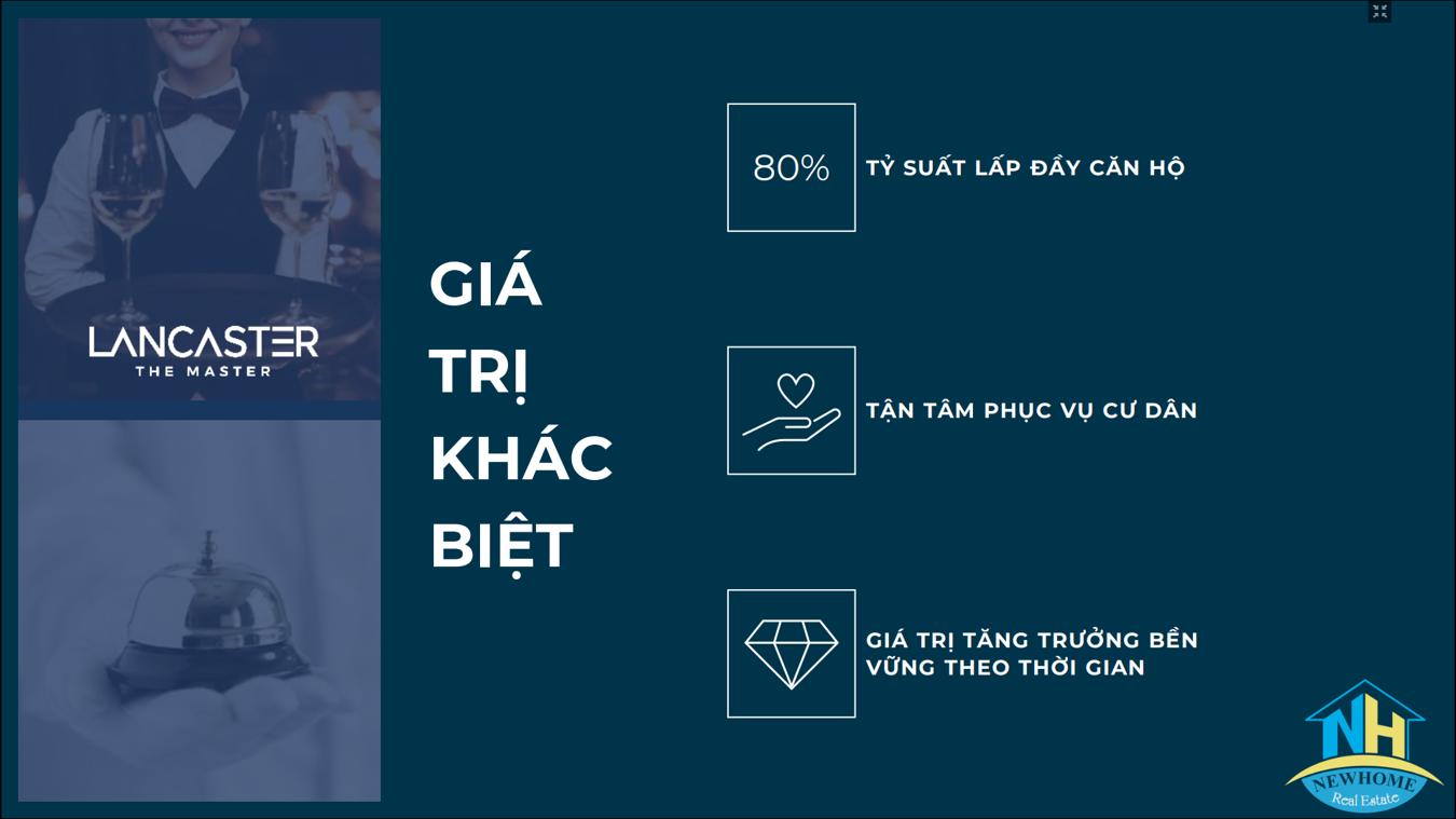 Giá trị khác biệt Lancaster Legacy