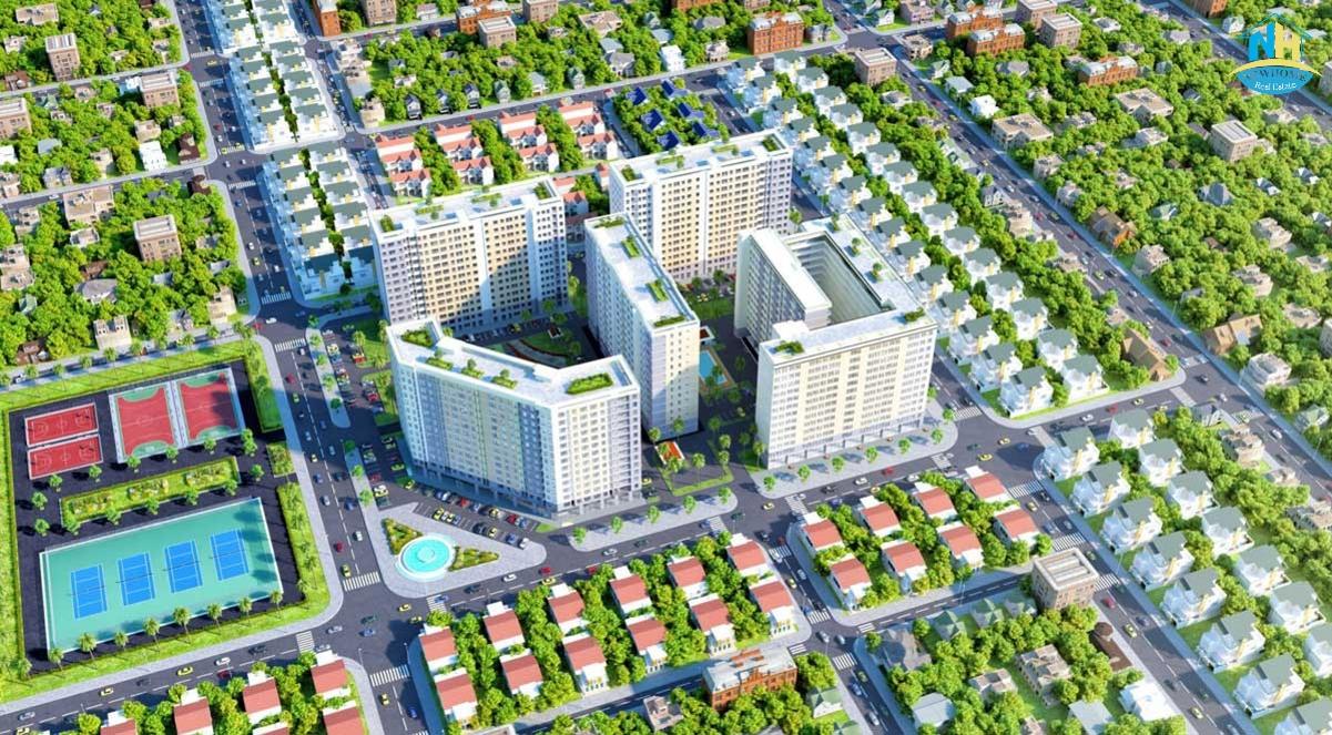 Green Town Bình Tân Phối cảnh dự án Green Town