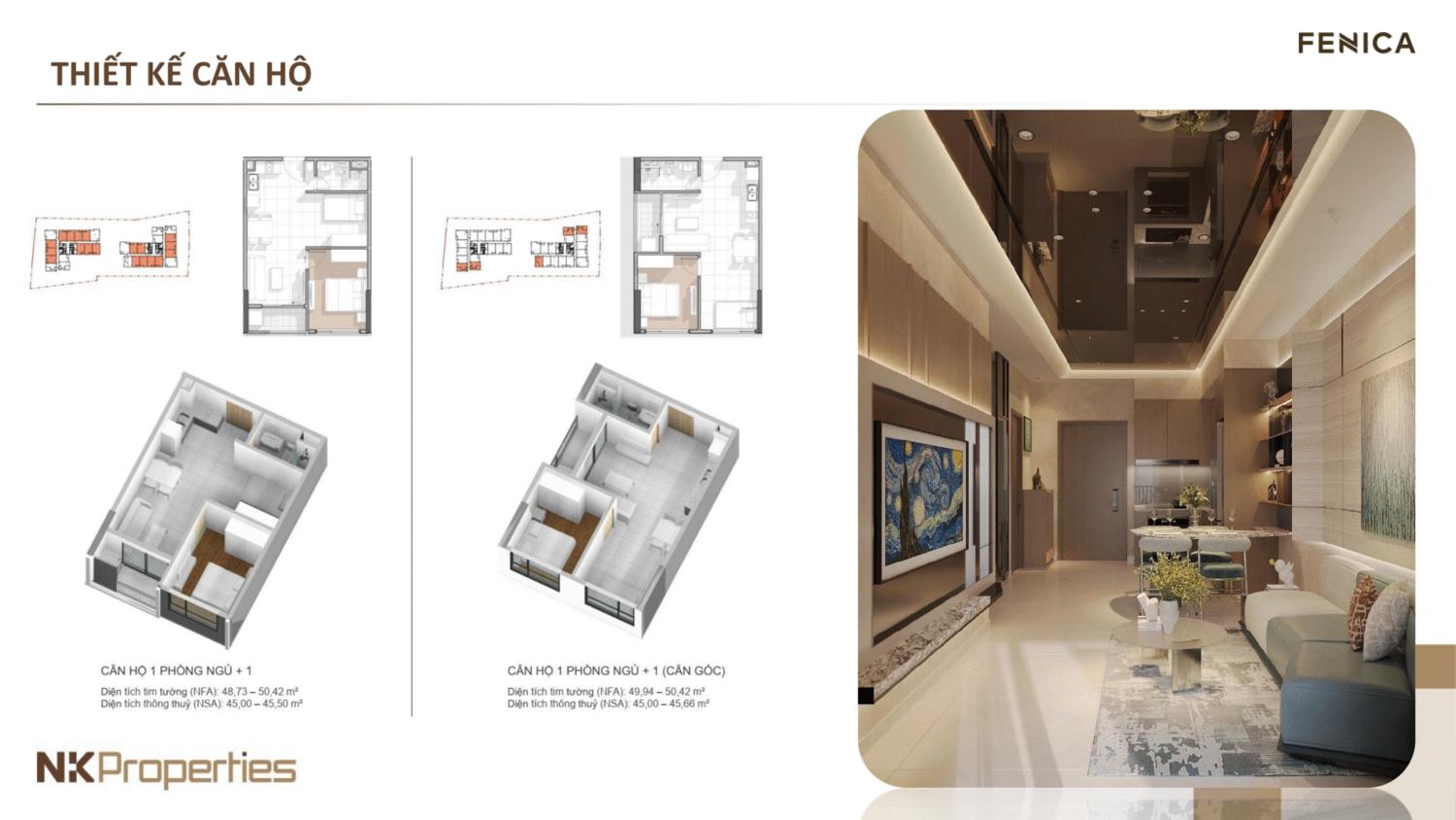Fenica Mặt bằng & thiết kế dự án Fenica