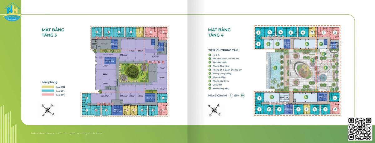 Salto Residence Thủ Đức Mặt bằng dự án Salto Residence