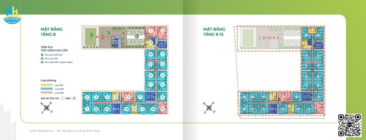 Salto Residence Thủ Đức Mặt bằng dự án Salto Residence