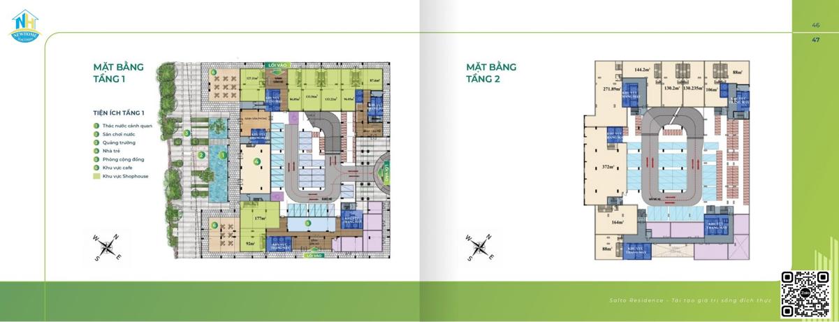 Salto Residence Thủ Đức Mặt bằng dự án Salto Residence