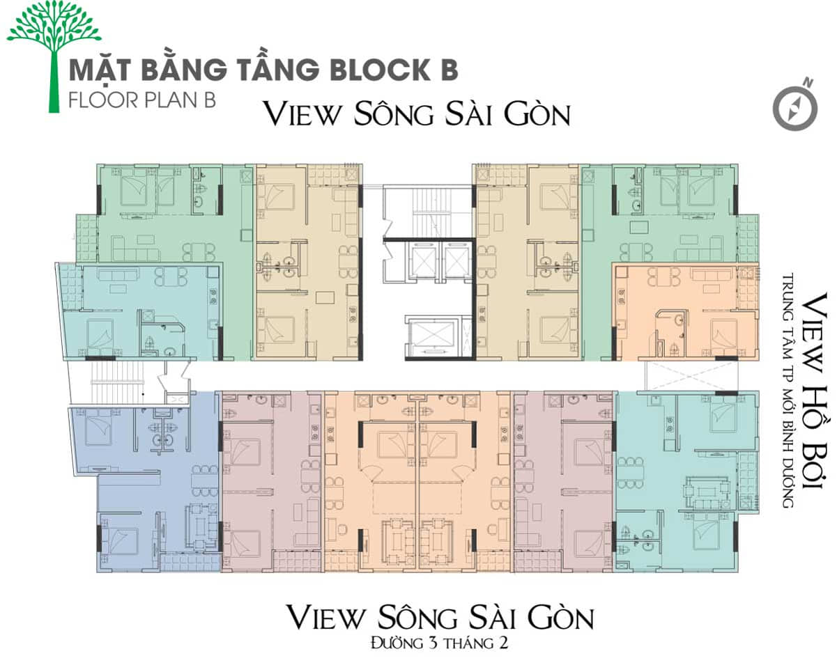 Vista Riverside Bình Dương Mặt bằng dự án Vista Riverside