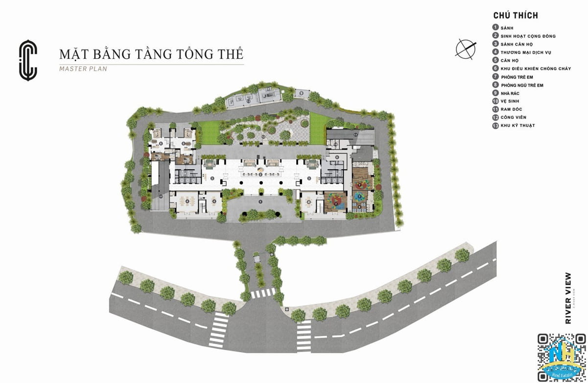 C River View Bình Dương Mặt bằng dự án C River View