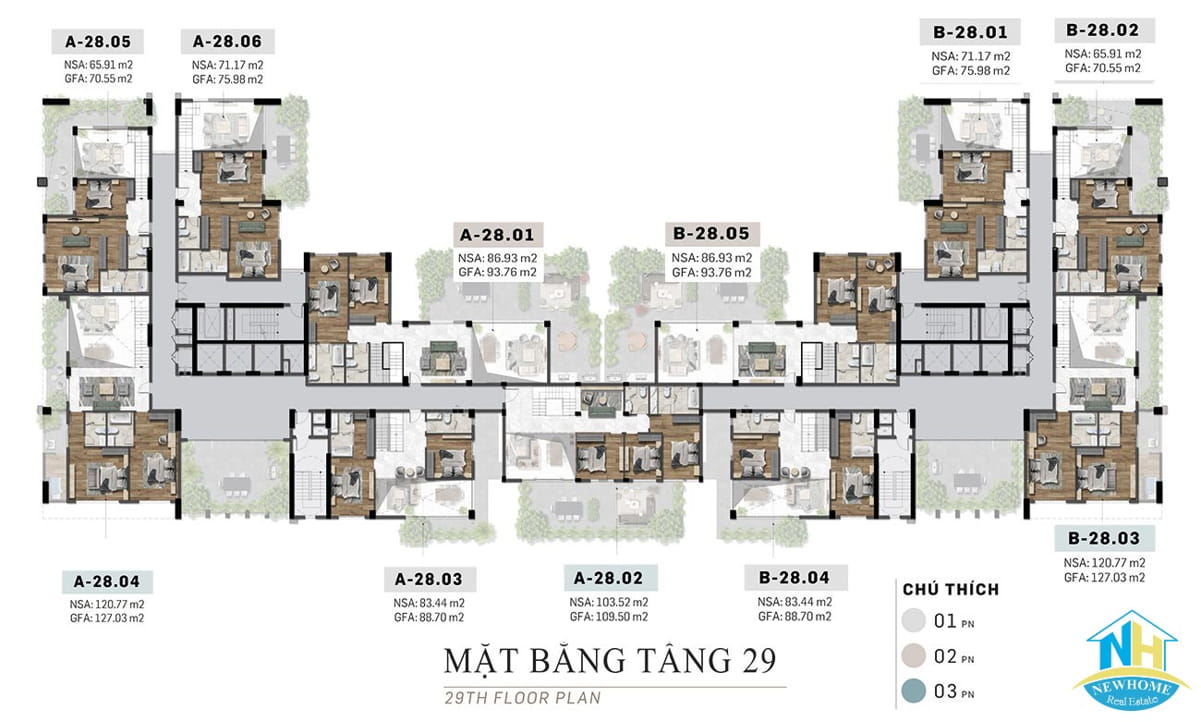 C River View Bình Dương Mặt bằng dự án C River View