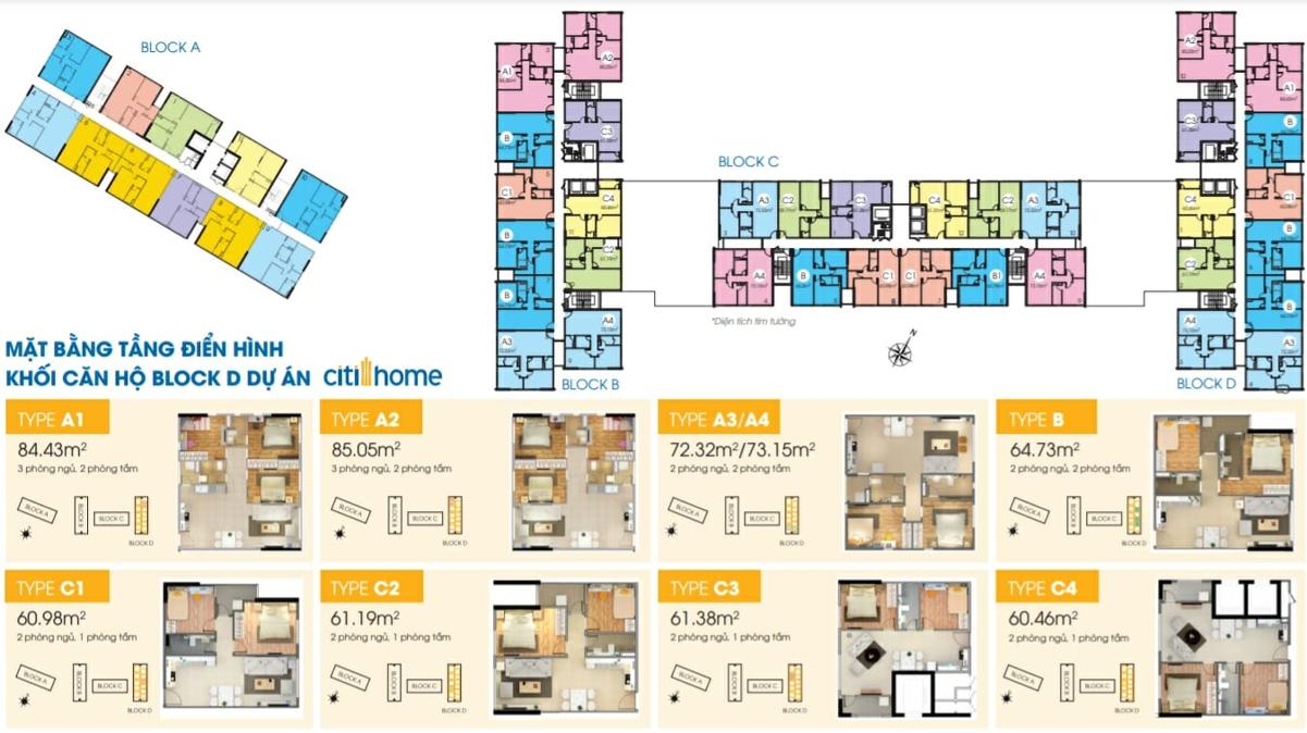 Citi Home Quận 2 Mặt bằng dự án Citi Home