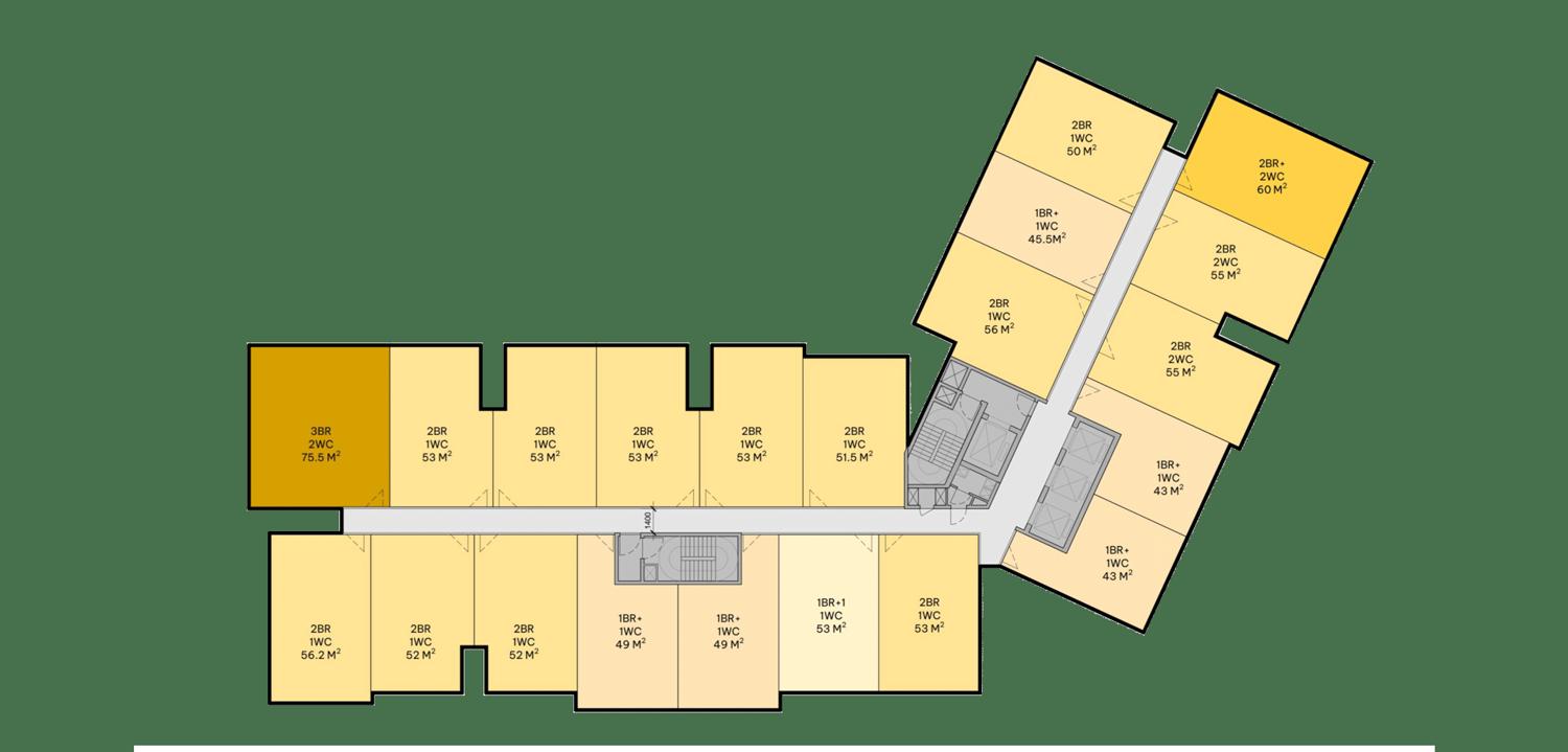 Destino Centro Mặt bằng dự án Destino Centro