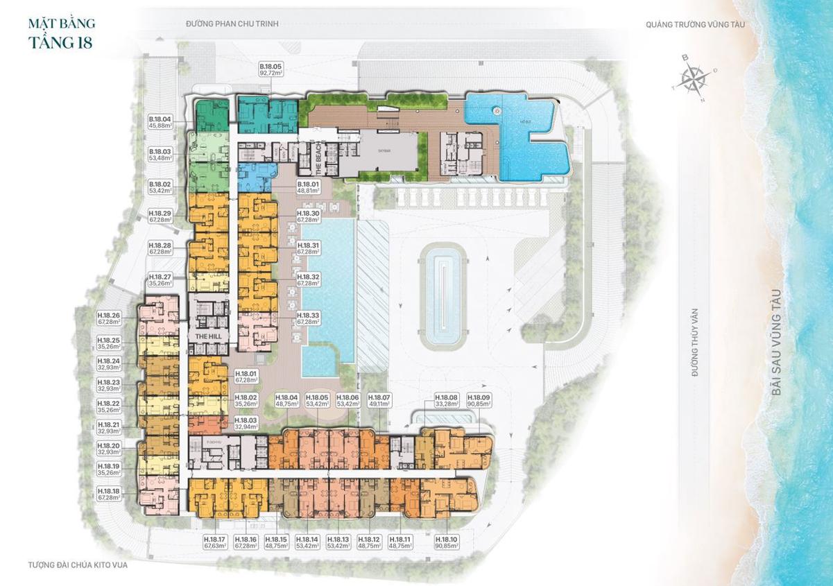 Mặt bằng dự án Five Seasons Homes