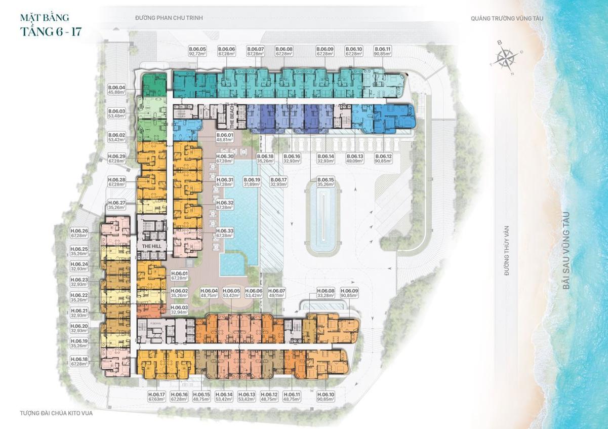 Mặt bằng dự án Five Seasons Homes