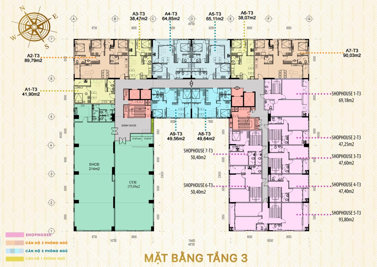Mặt bằng dự án Green Melody