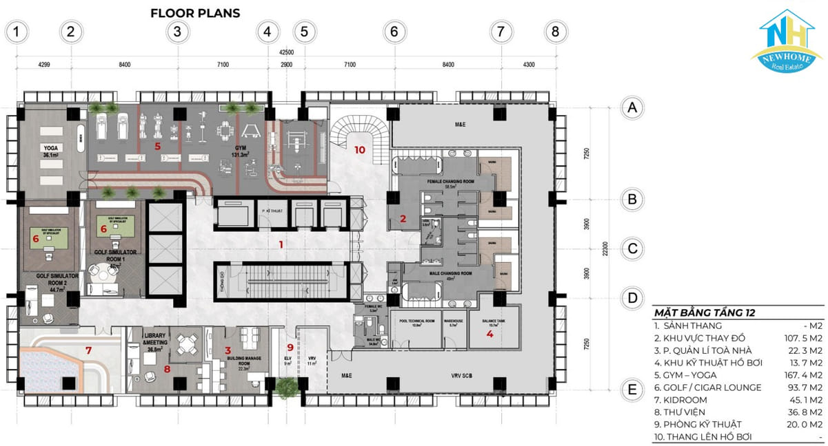 Mặt bằng dự án Stella Residence