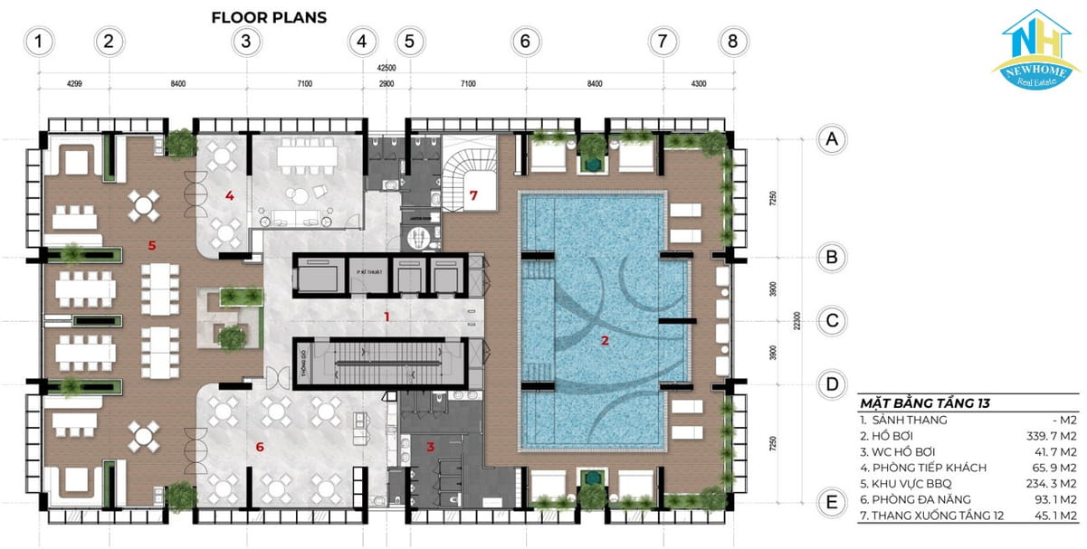Mặt bằng dự án Stella Residence