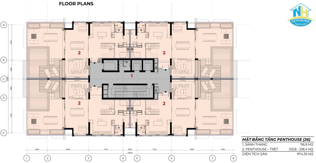 Mặt bằng dự án Stella Residence