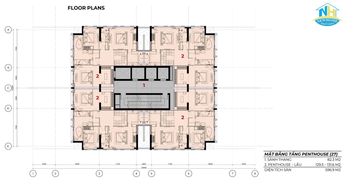 Mặt bằng dự án Stella Residence