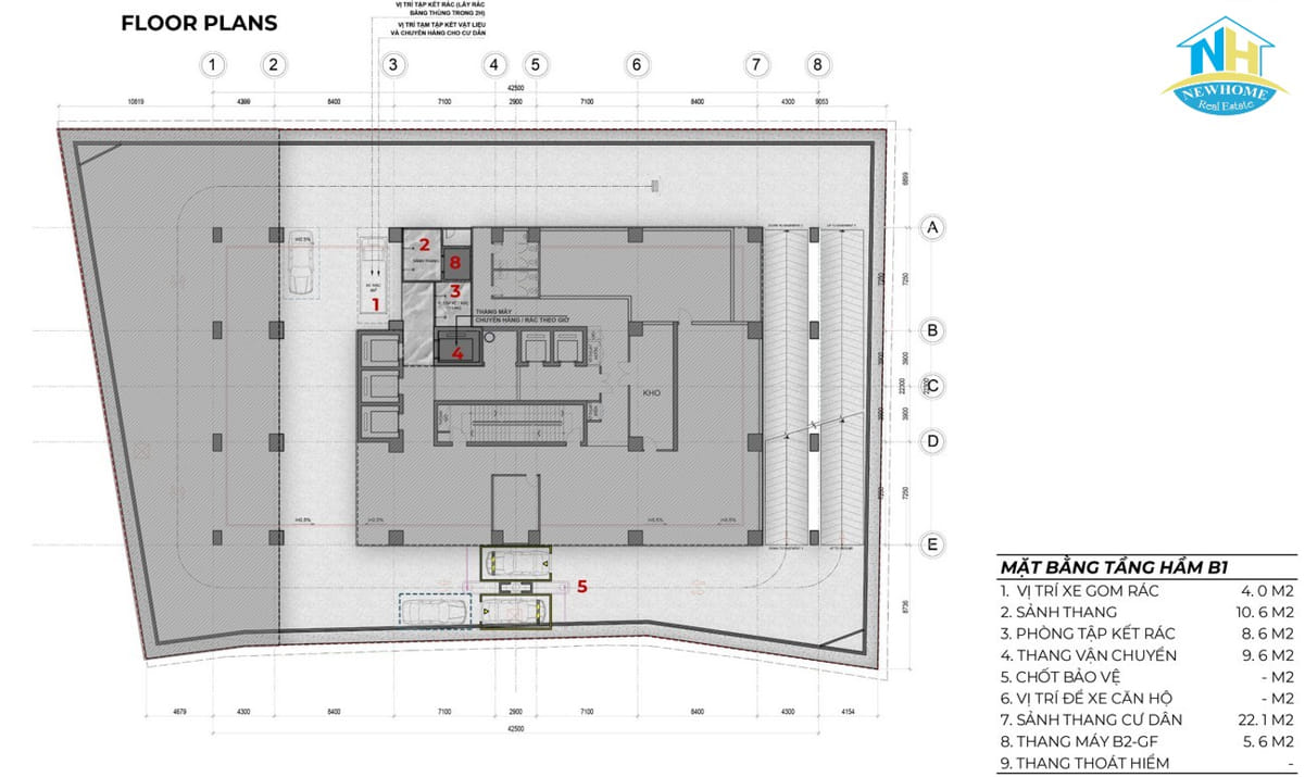 Mặt bằng dự án Stella Residence