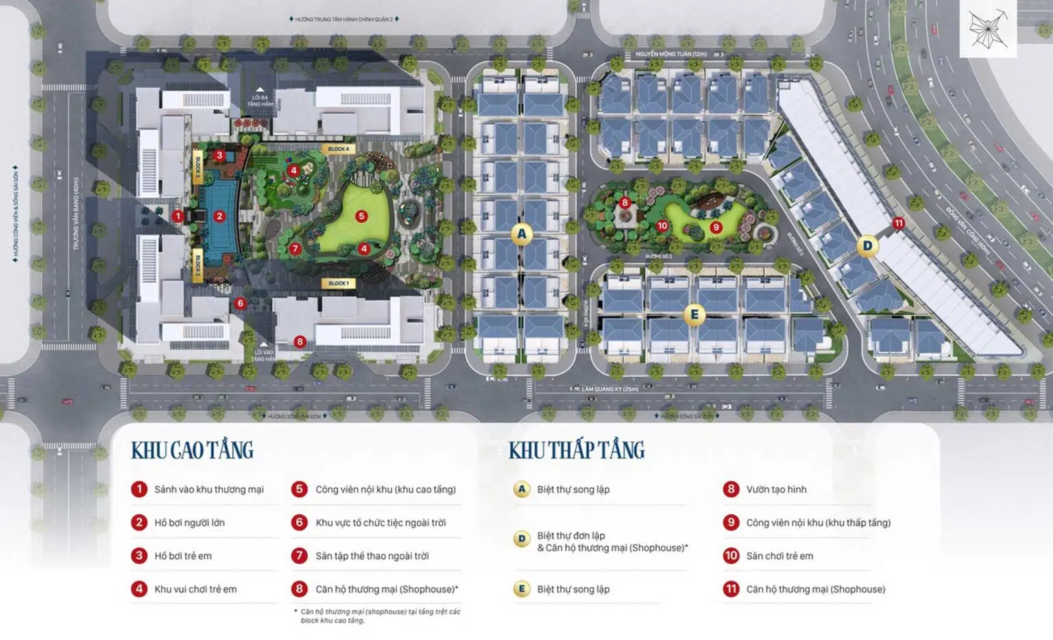 Victoria Village Mặt bằng dự án Victoria Village
