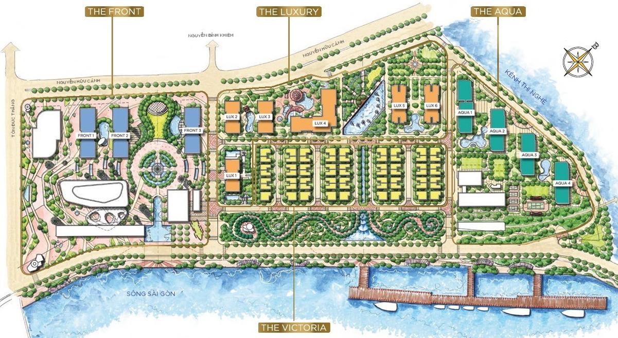 Mặt bằng dự án Vinhomes Golden River