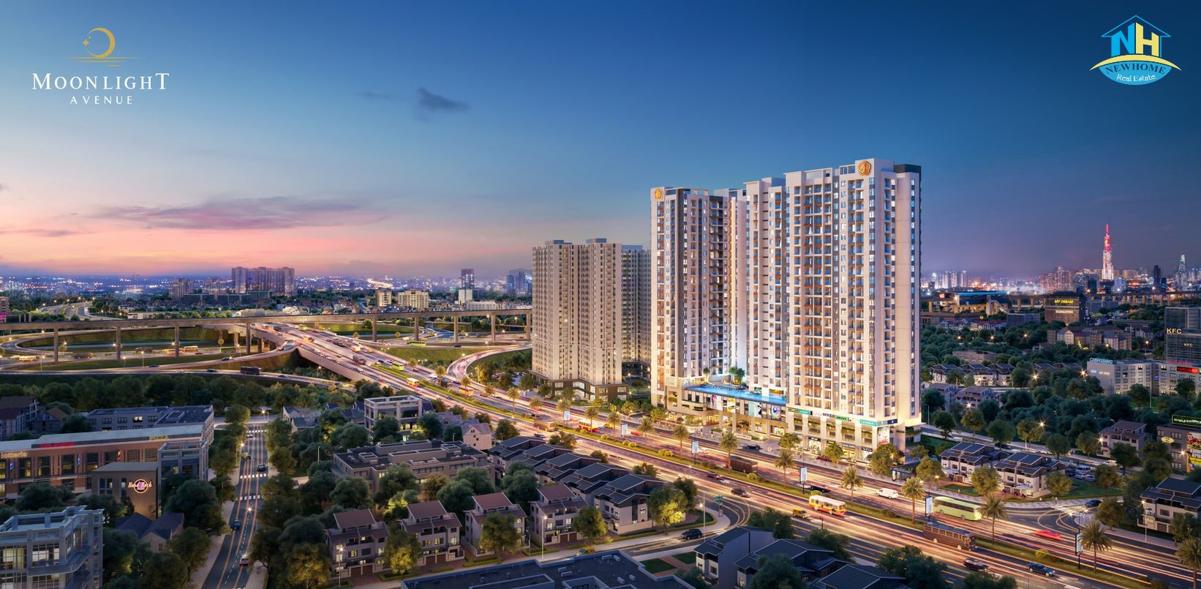 Phối cảnh dự án Moonlight Avenue Thủ Đức
