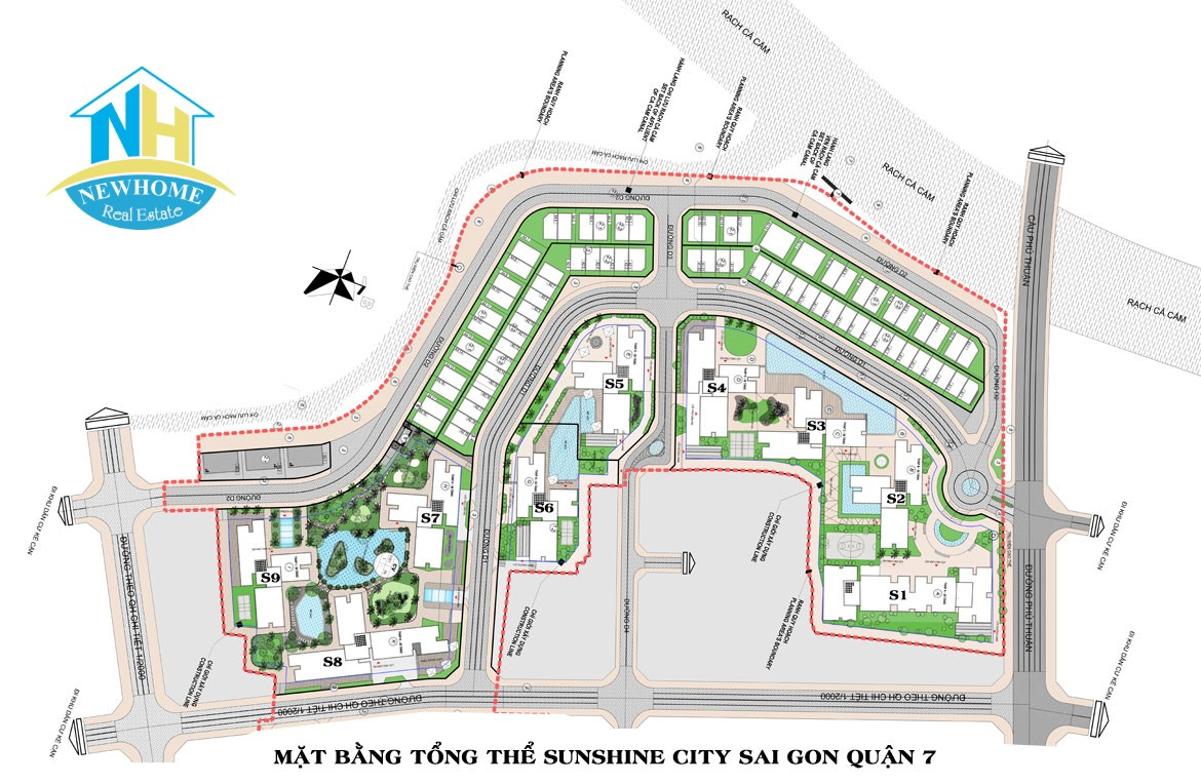 Sunshine Sky City Quận 7 Mặt bằng dự án Sunshine Sky City