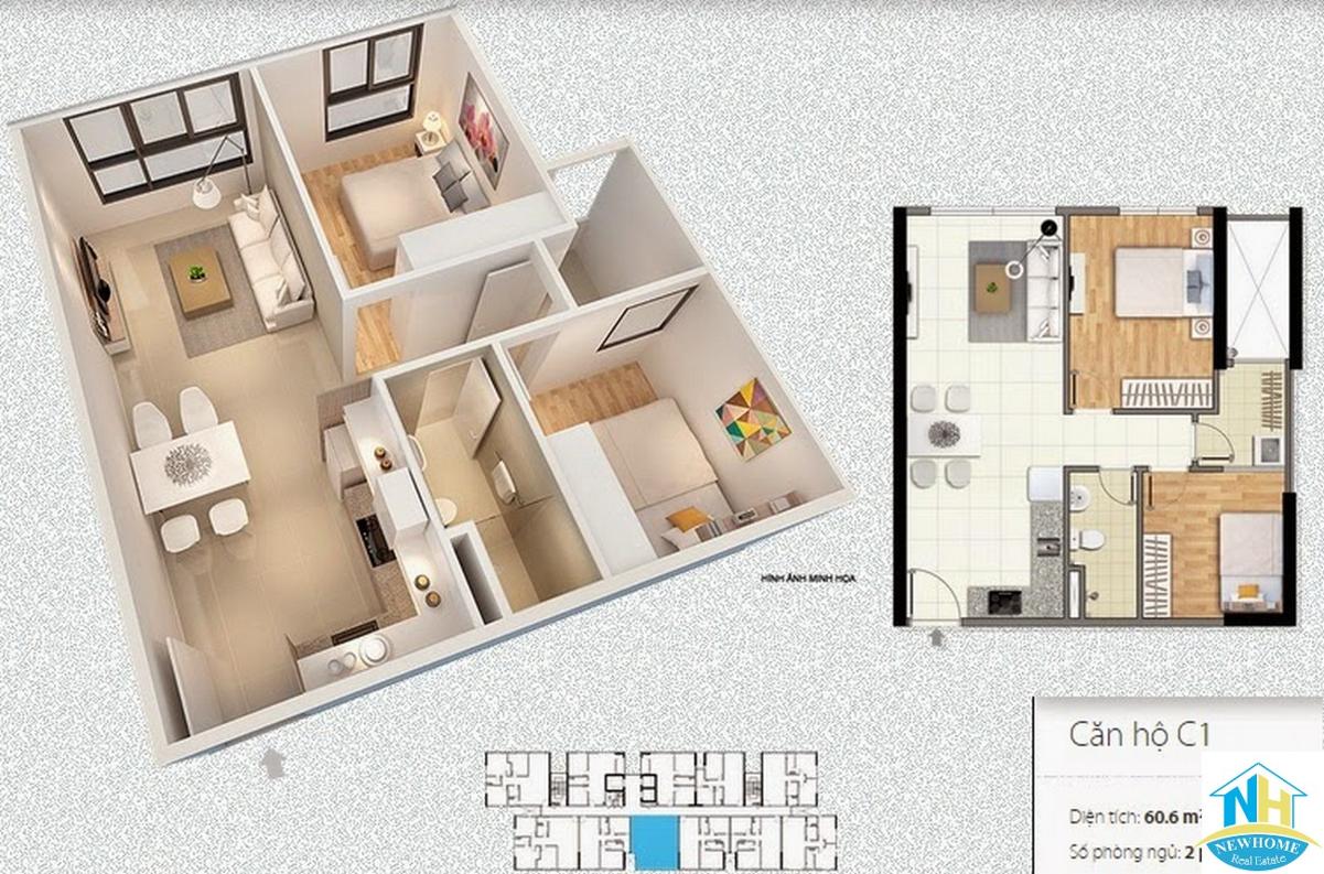 Citi Home Quận 2 Thiết kế căn hộ dự án Citi Home