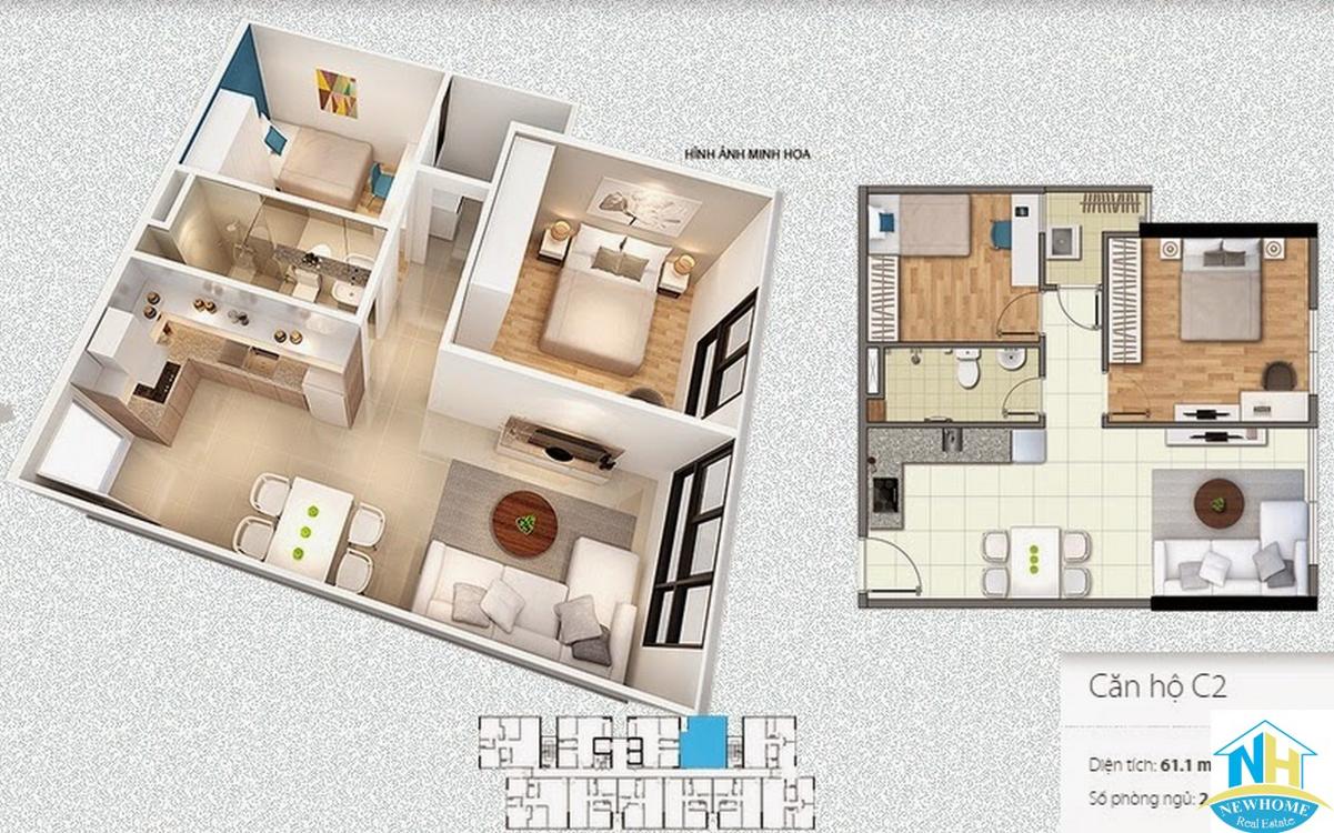 Citi Home Quận 2 Thiết kế căn hộ dự án Citi Home