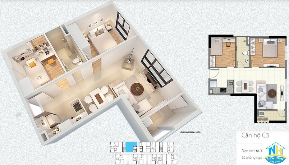 Citi Home Quận 2 Thiết kế căn hộ dự án Citi Home