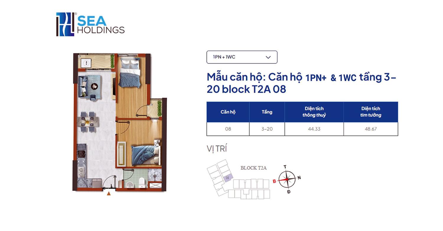 Destino Centro Thiết kế căn hộ dự án Destino Centro