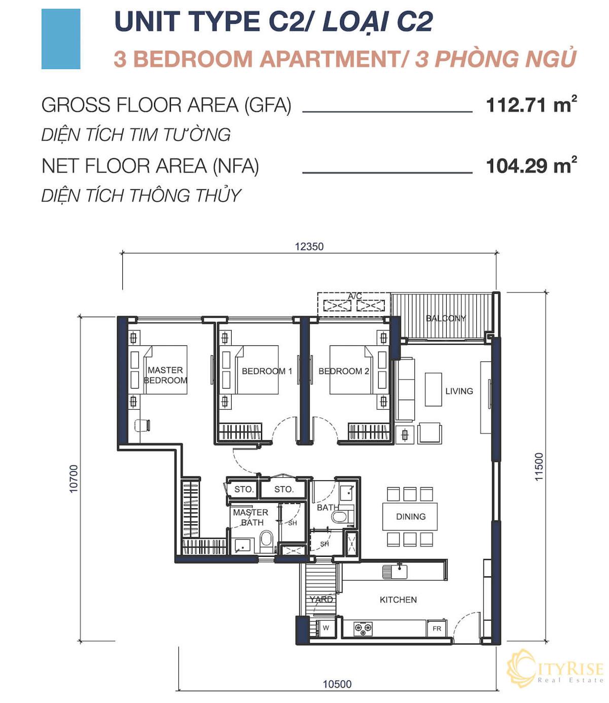 Thiết kế căn hộ Q2 Thảo Điền
