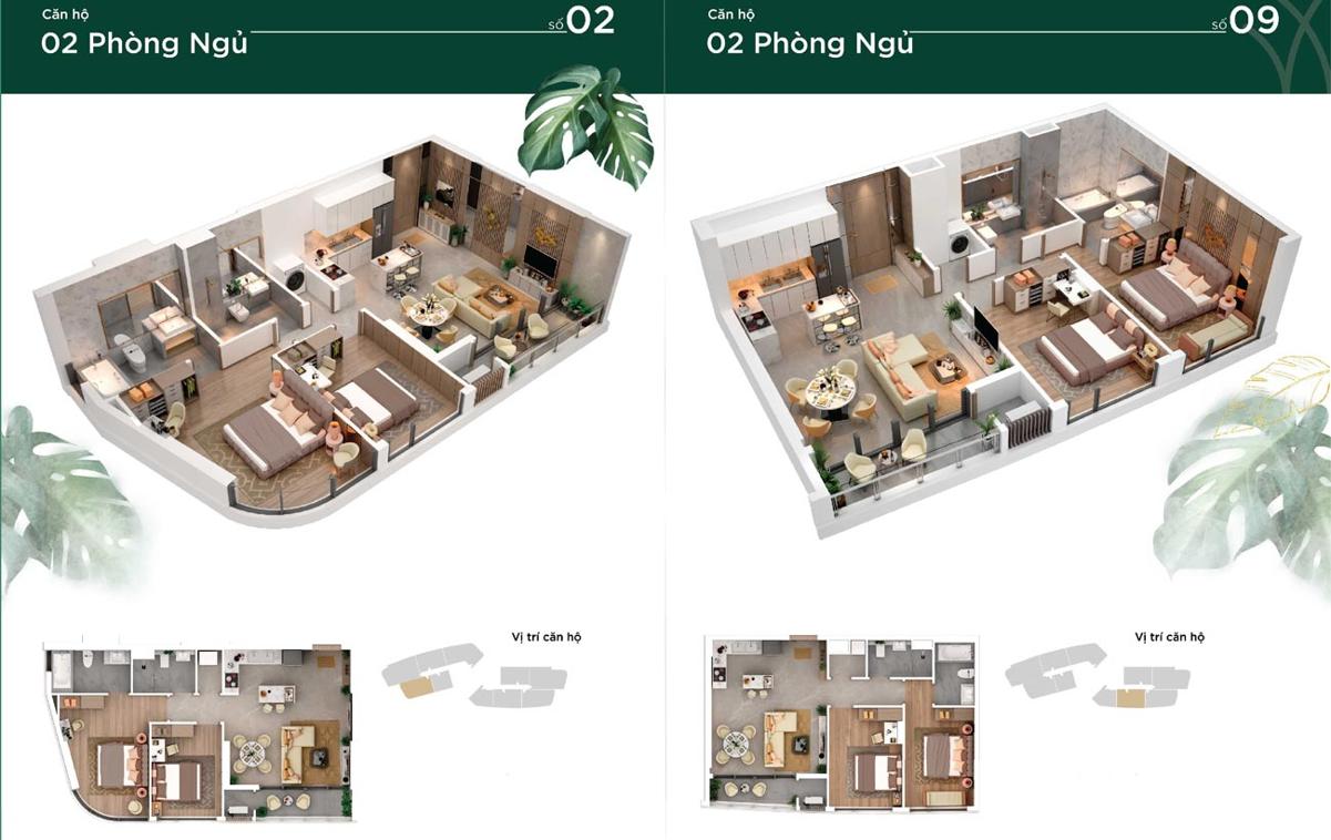 Thảo Điền Green Towers Thiết kế căn hộ dự án Thảo Điền Green Towers