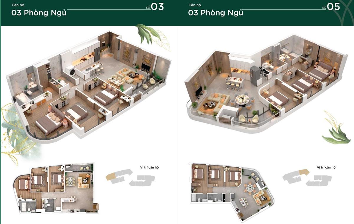 Thảo Điền Green Towers Thiết kế căn hộ dự án Thảo Điền Green Towers