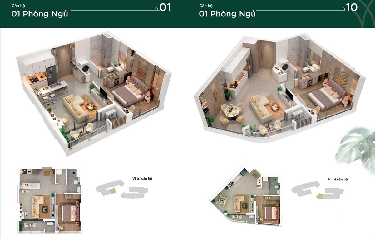Thảo Điền Green Towers Thiết kế căn hộ dự án Thảo Điền Green Towers