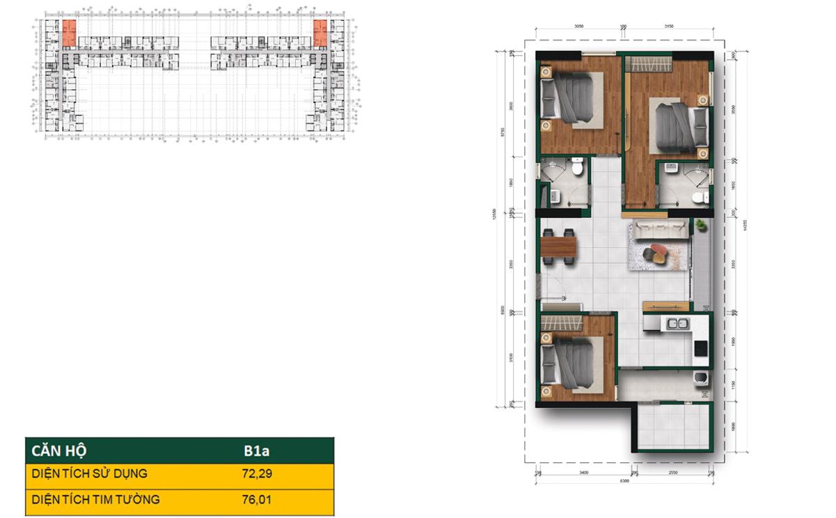 La Premier Quận 2 Thiết kế căn hộ La Premier