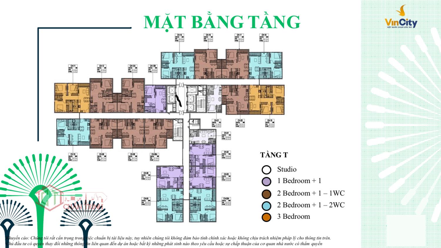 KHU ĐÔ THỊ VINHOMES GRAND PARK Mặt bằng T