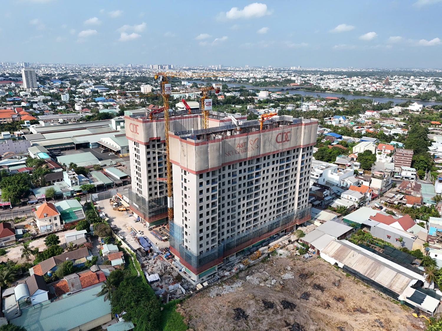 Tiến độ tháng 03 A&T Sky Garden