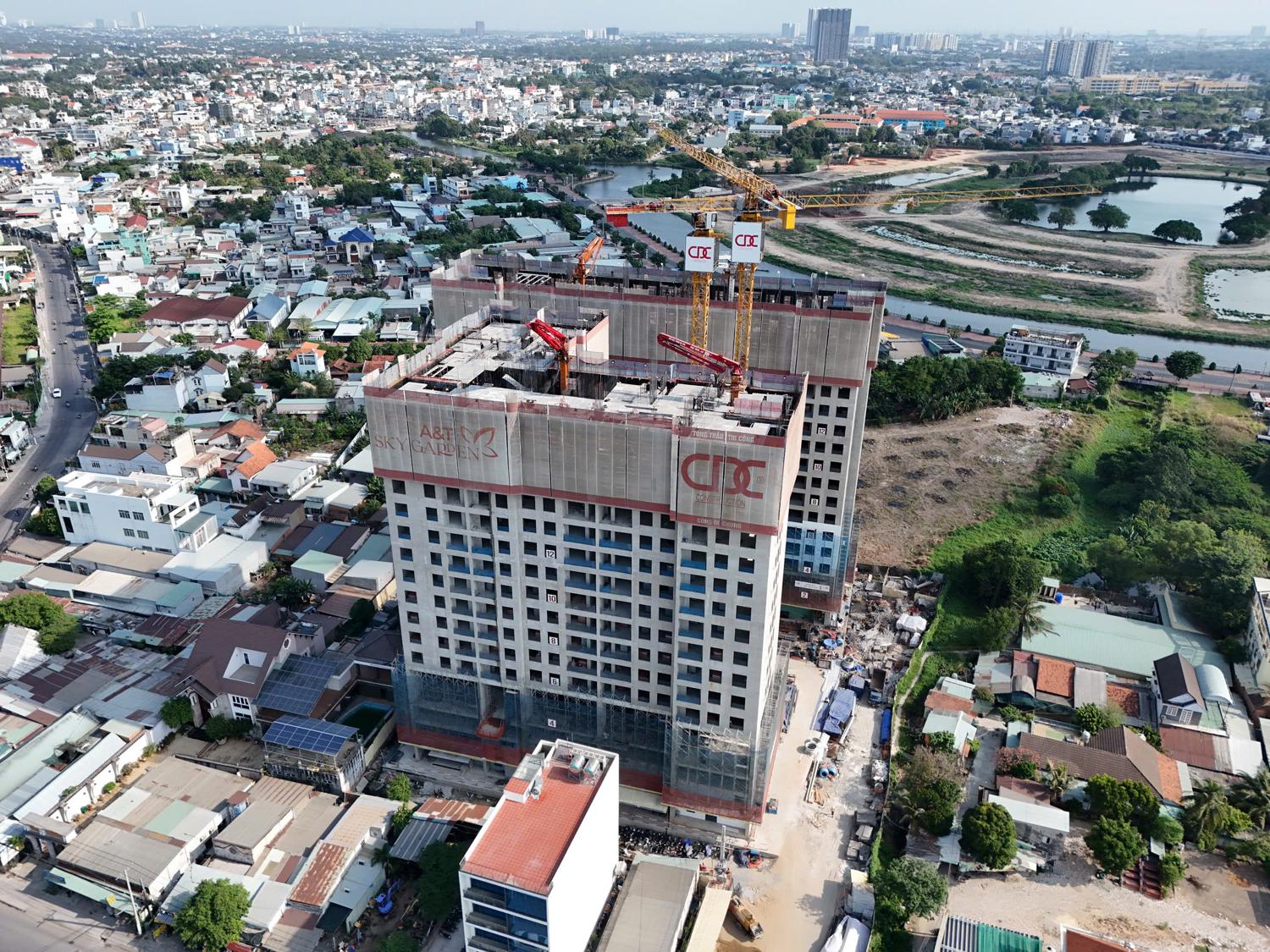Tiến độ tháng 03 A&T Sky Garden
