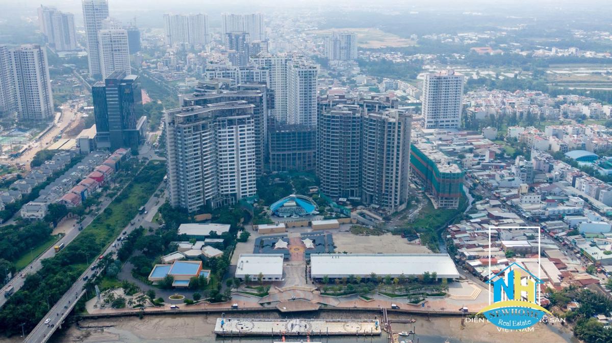 Grand Sentosa Nhà Bè Tiến độ thực tế 02/2022 Grand Sentosa