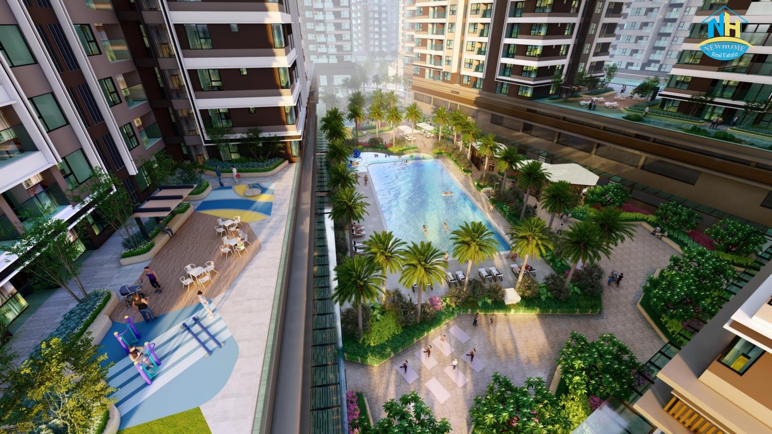 Akari City Bình Tân Tiện ích hồ bơi Akari City