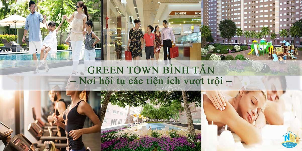 Green Town Bình Tân Tiện ích nội khu dự án Green Town
