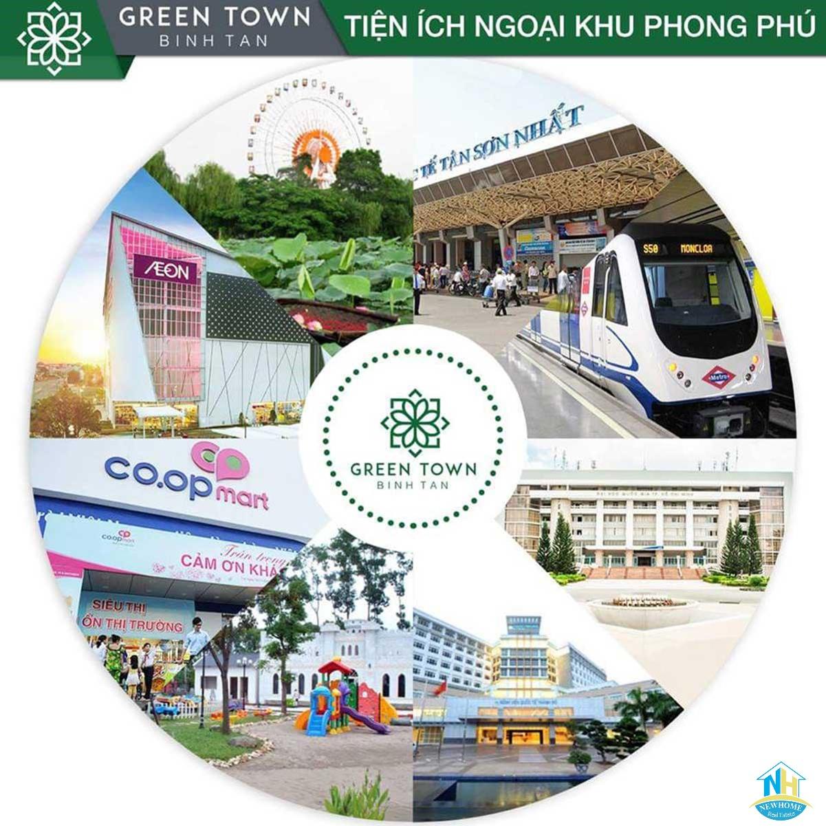 Green Town Bình Tân Tiện ích ngoại khu dự án Green Town