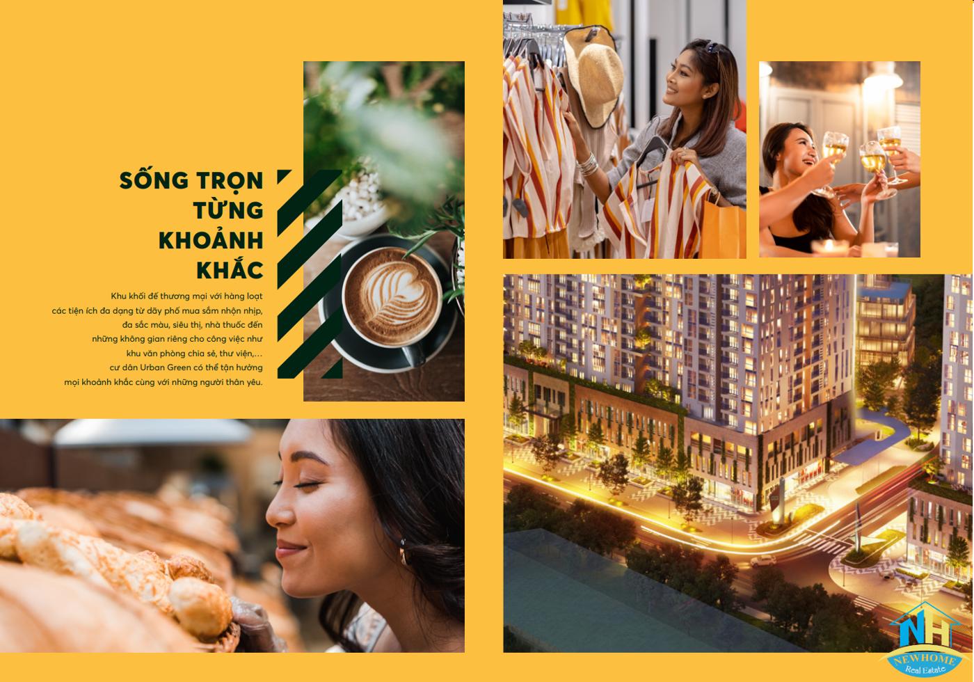 Căn hộ Urban Green Thủ Đức Tiện ích thương mại Urban Green Thủ Đức