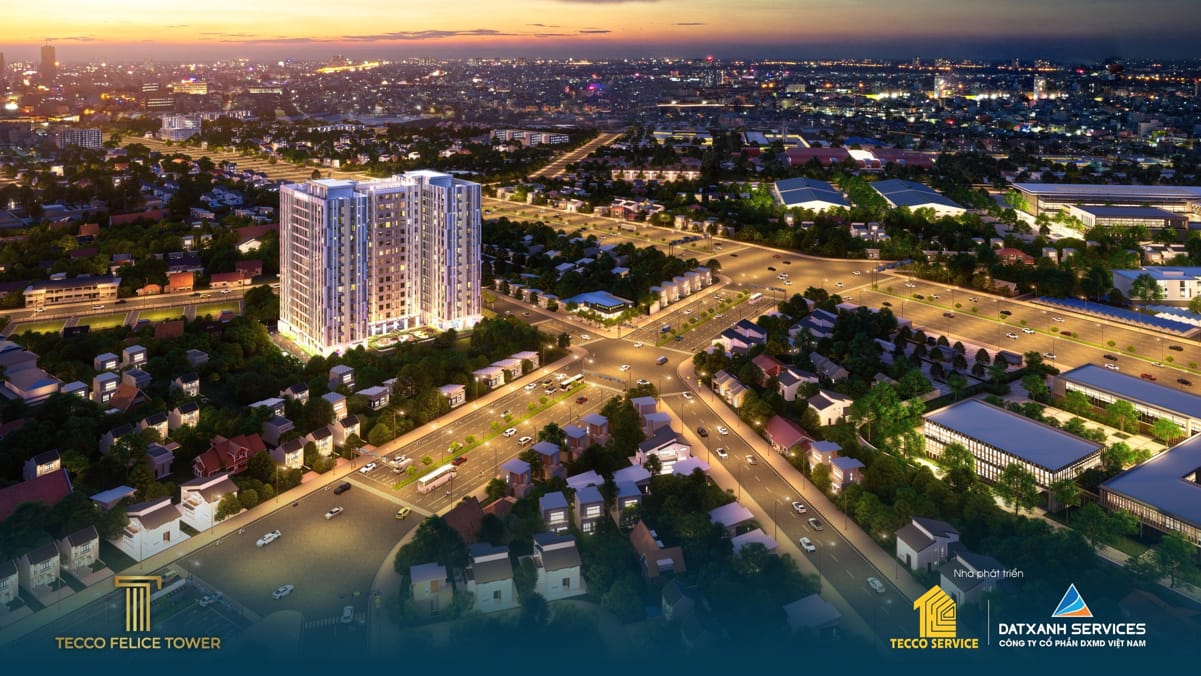 Phối cảnh dự án Tecco Felice Tower