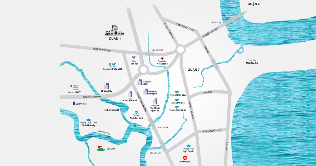 An Gia Riverside Vị trí dự án An Gia Riverside